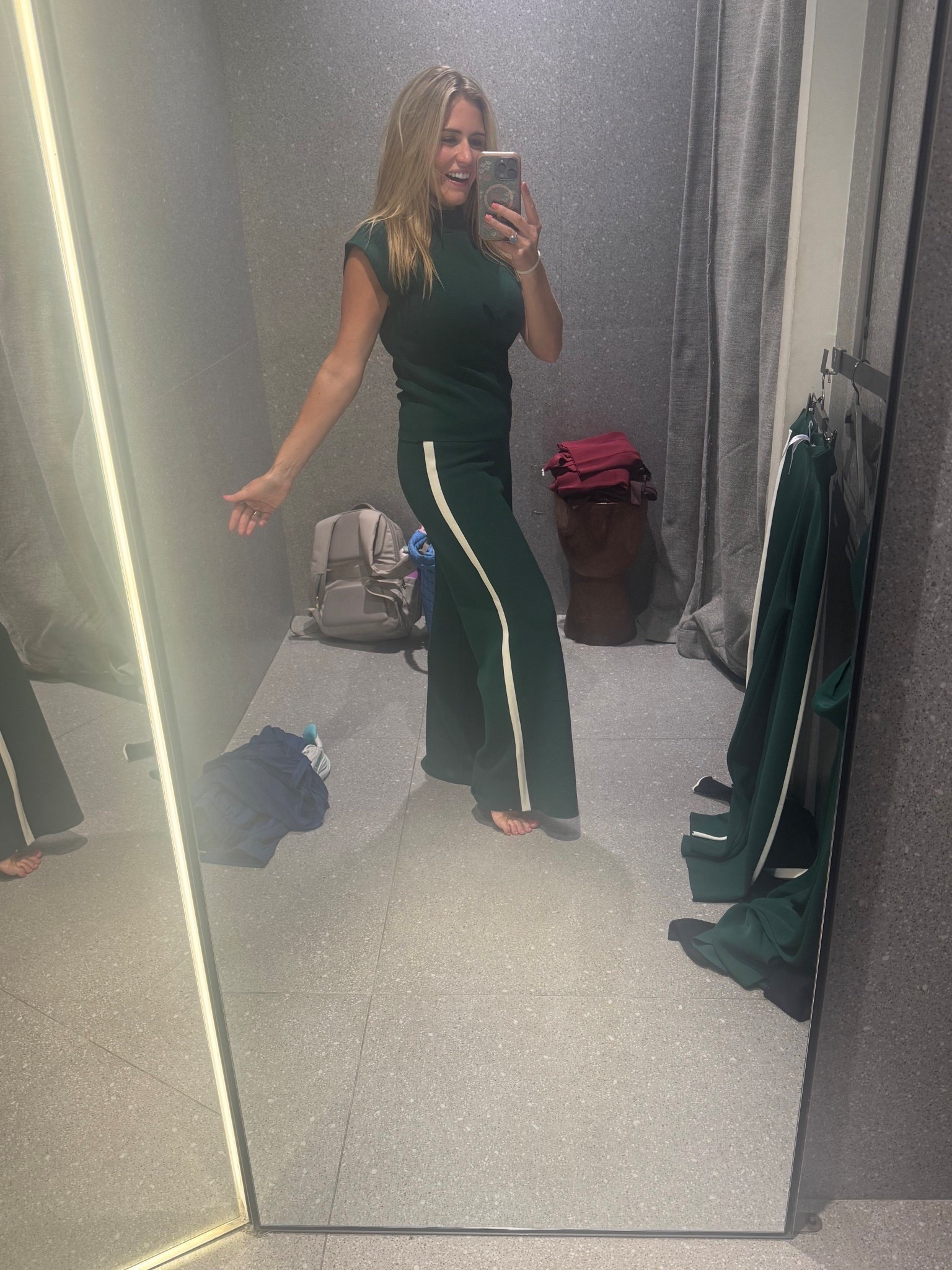 This is giving me sporty spice vibes & I’m here for it! I did have to size down to a small which I usually never wear. I’m a medium in the top.💚

Matching sets | pant set | fall pant set | women’s fall looks 


#LTKSeasonal #LTKootd #LTKdayinmylife