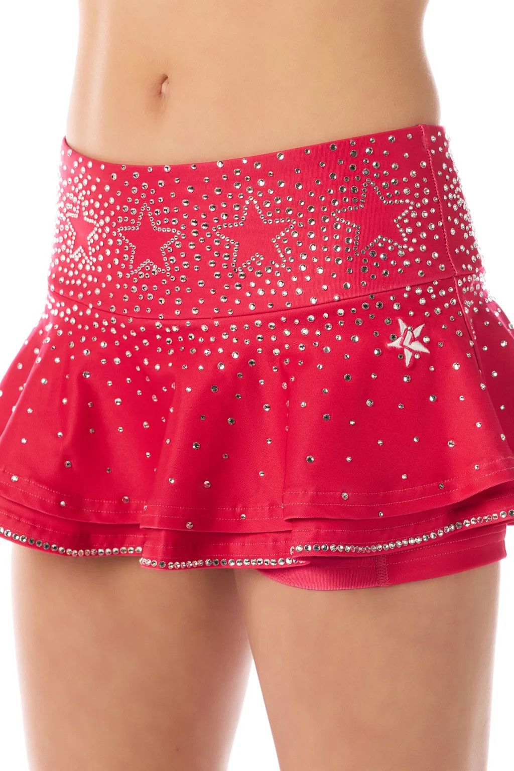 DCC Star Power Crystal Skirt in Hot Pink- FINAL SALE | Rebel Athletic