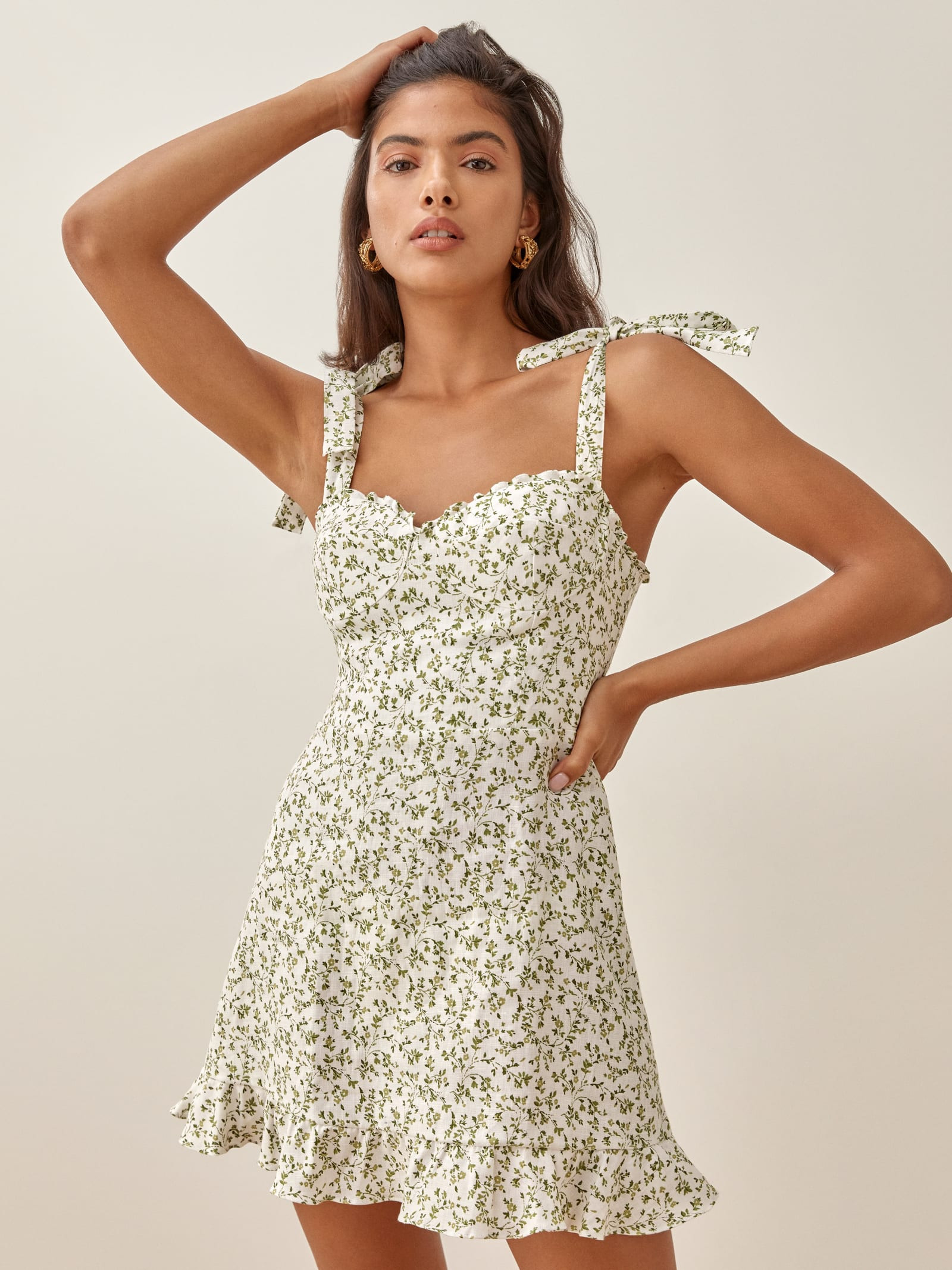 Desiree Linen Dress | Reformation (Global)