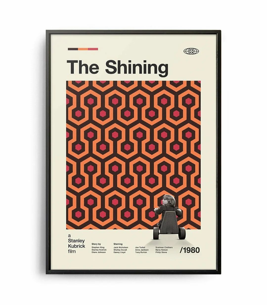 Mid Century Modern The Shining Posters, Retro Movie Print, Modern Vintage Movie Poster | Etsy (US)