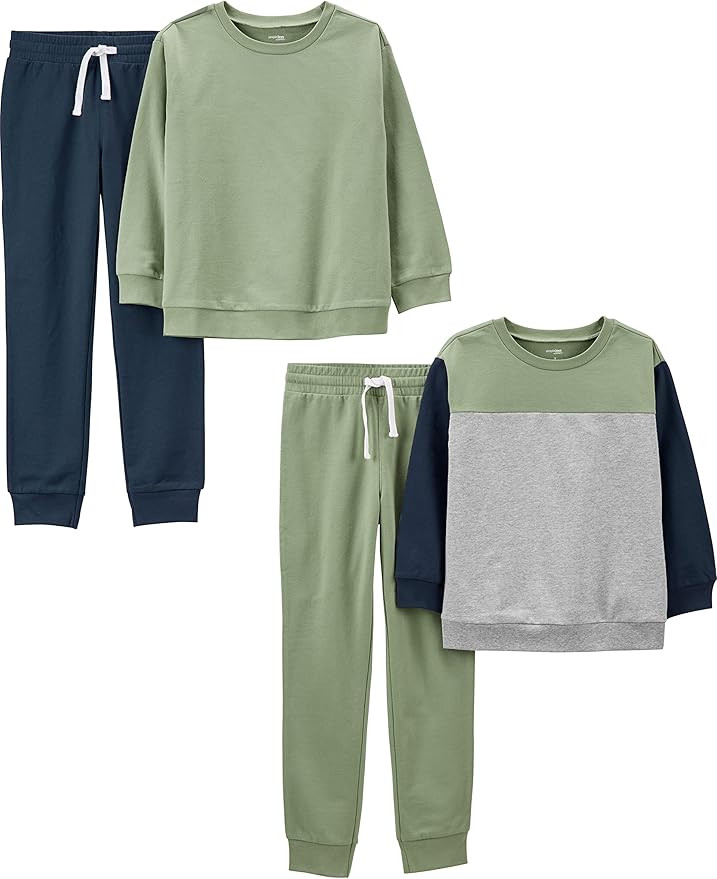 Simple Joys by Carter's boys 4-piece Sweatshirt Set | Amazon (US)