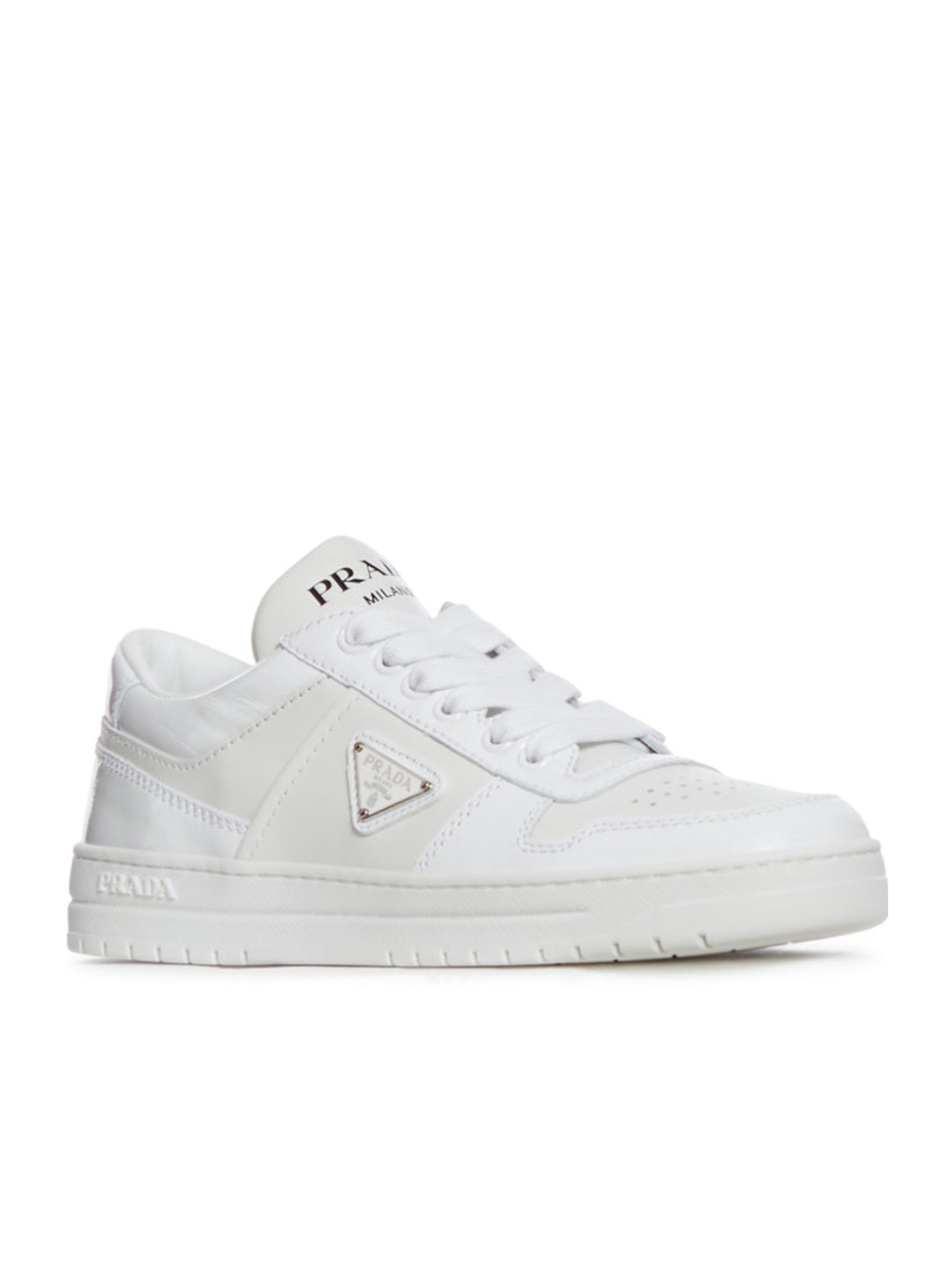 Prada Downtown Triangle Logo Sneakers | Senser US