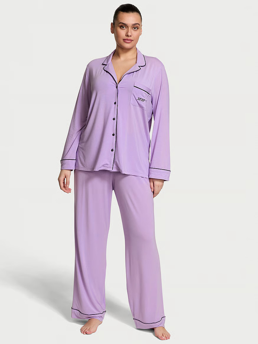 Buy Modal Soft Long Pajama Set, NEW PEONY - Order Pajamas Sets online - Victoria's Secret US | Victoria's Secret (US / CA )