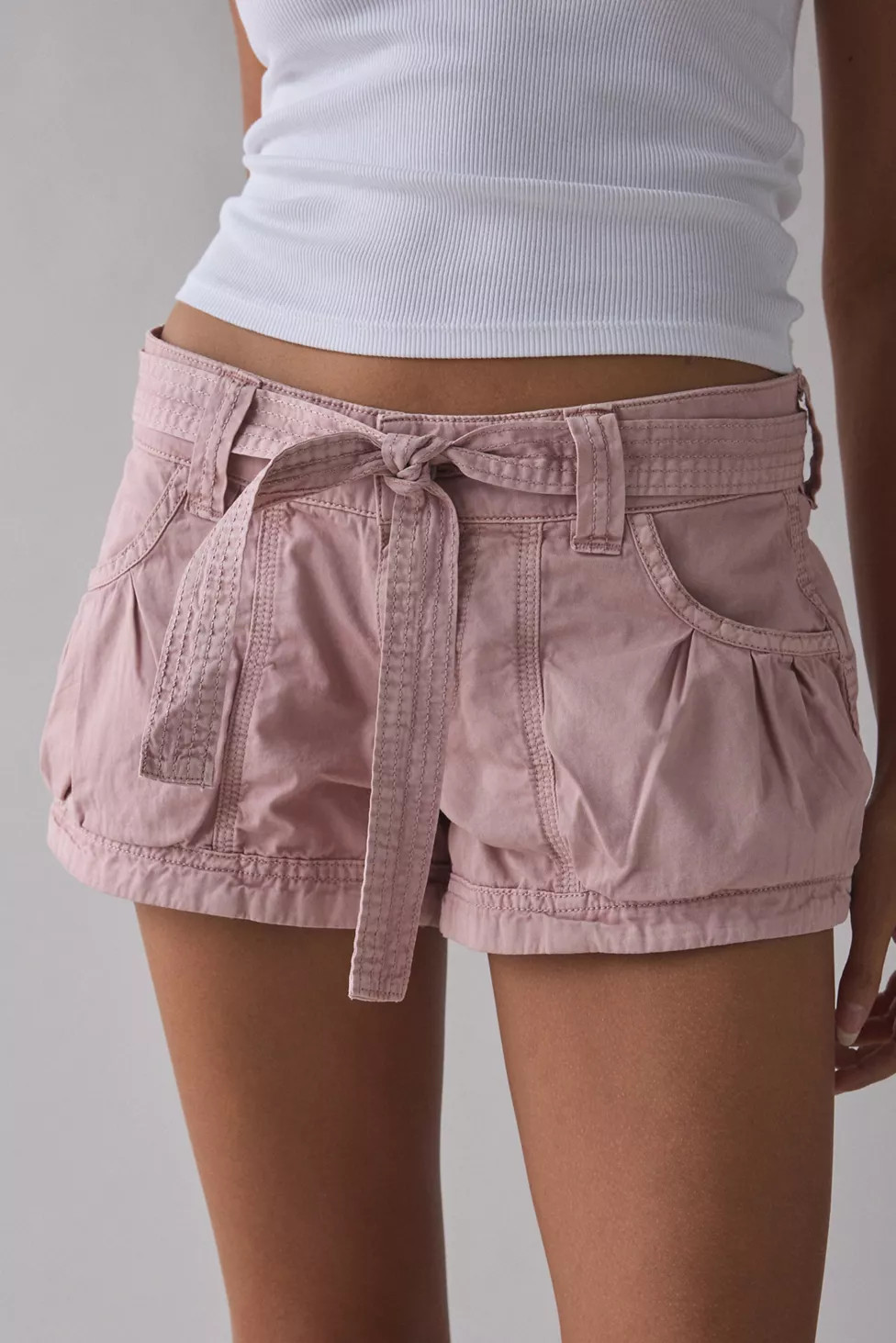 BDG Redwood Utility Tie-Waist Micro Short | Urban Outfitters (US and RoW)