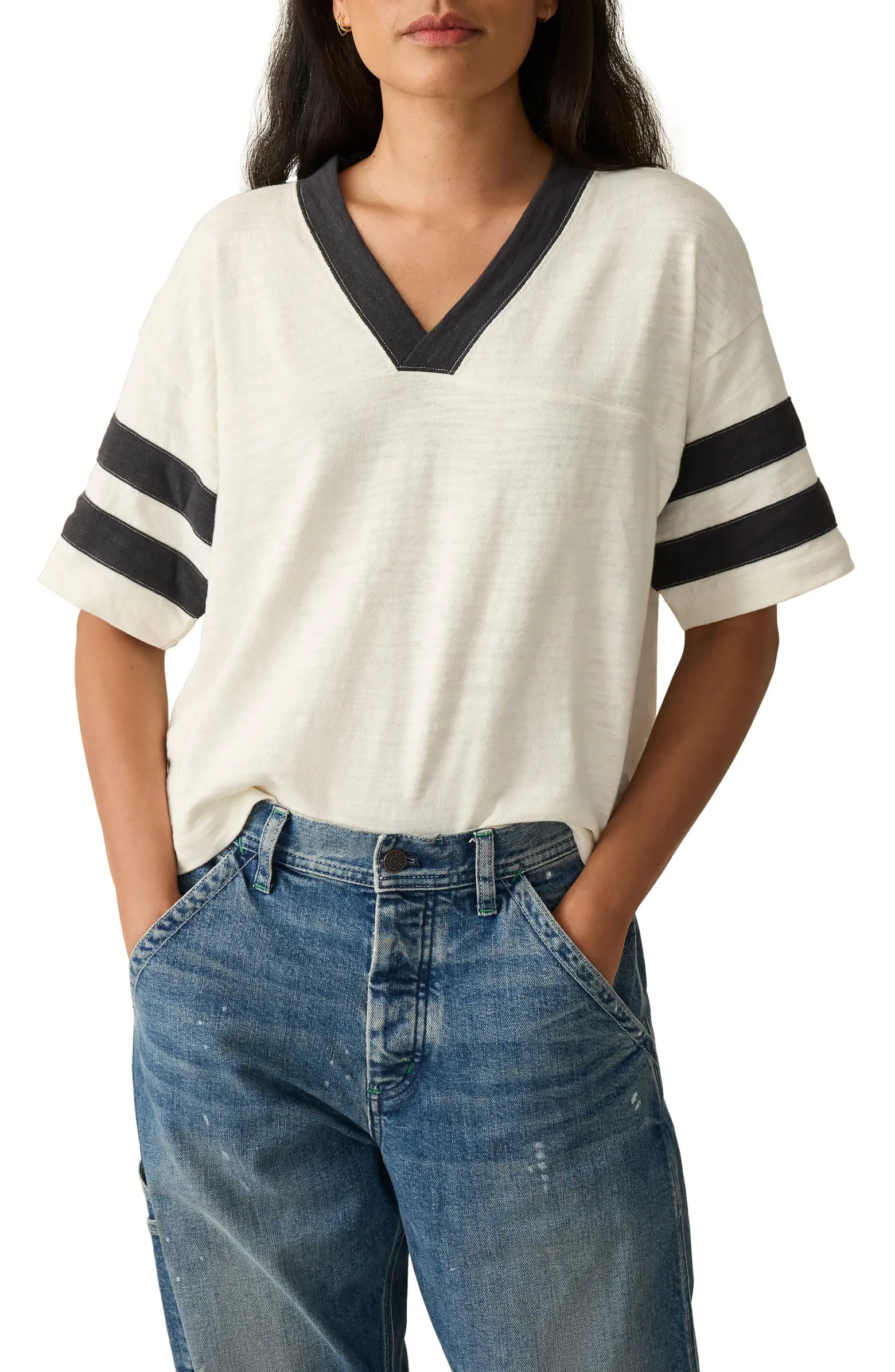 Varsity Stripe Organic Cotton T-Shirt | Nordstrom