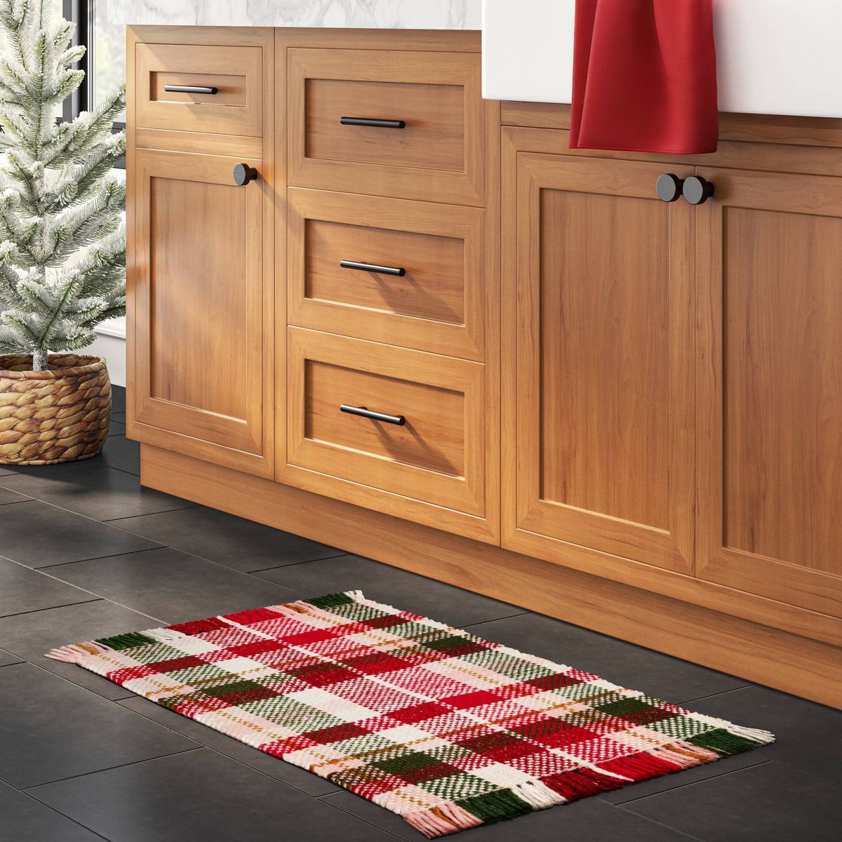 1'8"x2'10" Plaid Rectangle Handmade Woven Indoor Accent Rug - Threshold™ | Target