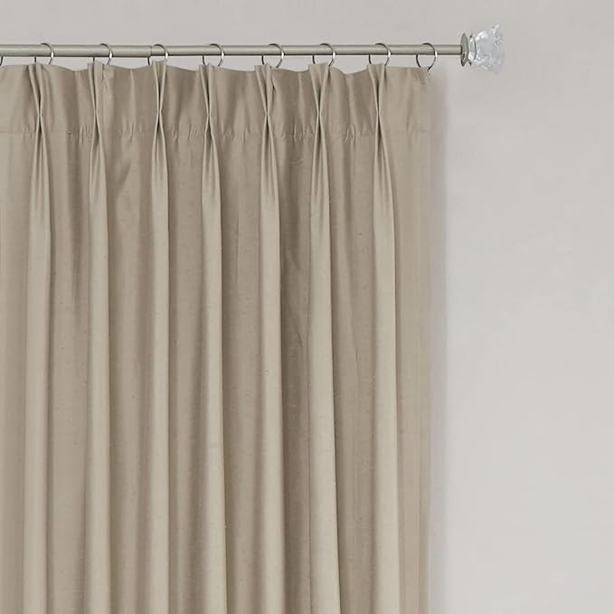 Central Park Full Blackout Pinch Pleat Window Curtain for Bedroom Living Room Window Treatment Th... | Amazon (US)