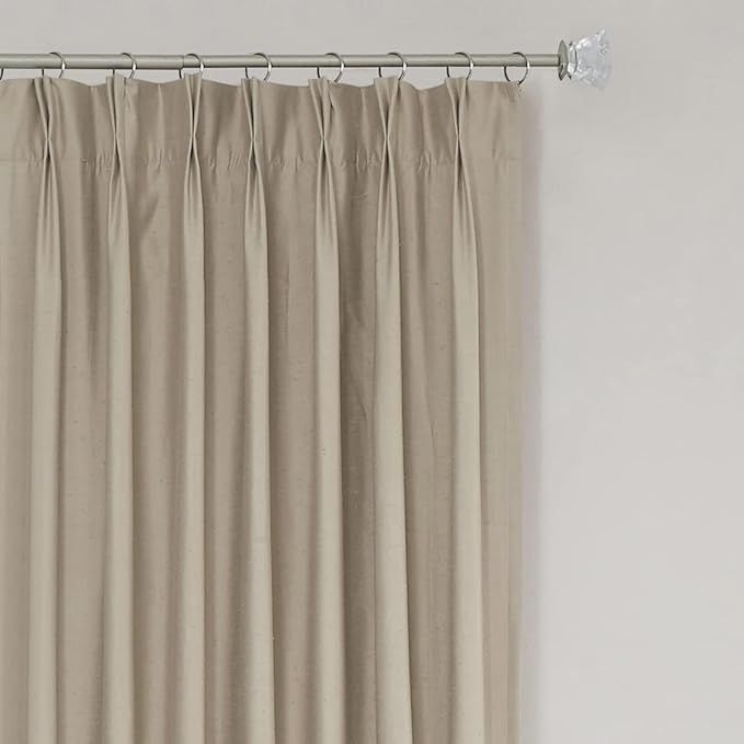 Central Park Full Blackout Pinch Pleat Window Curtain for Bedroom Living Room Window Treatment Th... | Amazon (US)