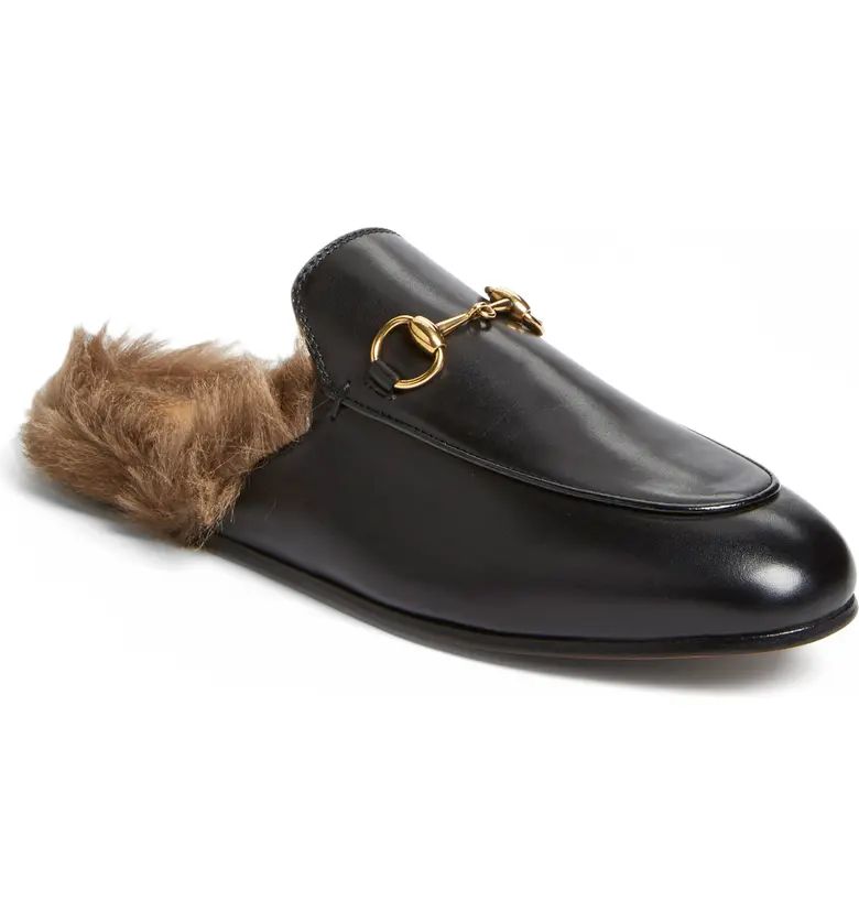 Princetown Genuine Shearling Loafer Mule | Nordstrom