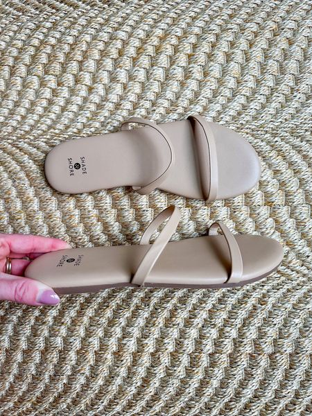 Target sandals that look JUST like the Tkees Gemma sandals. Go down 1/2 a size. 

#LTKshoecrush #LTKfindsunder50 #LTKSeasonal