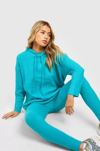 Soft Knit Hoodie Co-ord | Boohoo.com (US & CA)