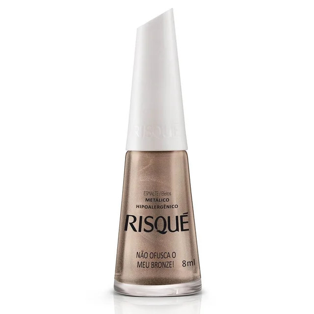 Esmalte Efeito Metálico Risqué Não Ofusca Meu Bronze! com 8ml | Drogasil (BR)