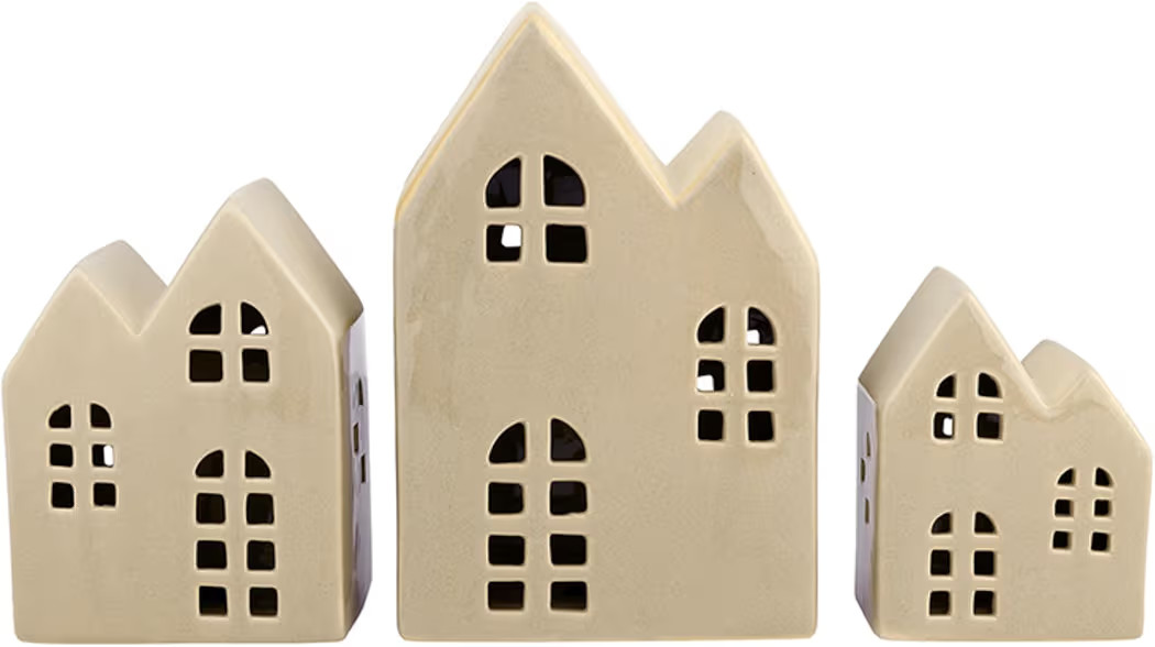 Santa Barbara Design Studio Christmas Village - 3-Piece Ceramic House Holiday Décor Set, Medium,... | Amazon (US)