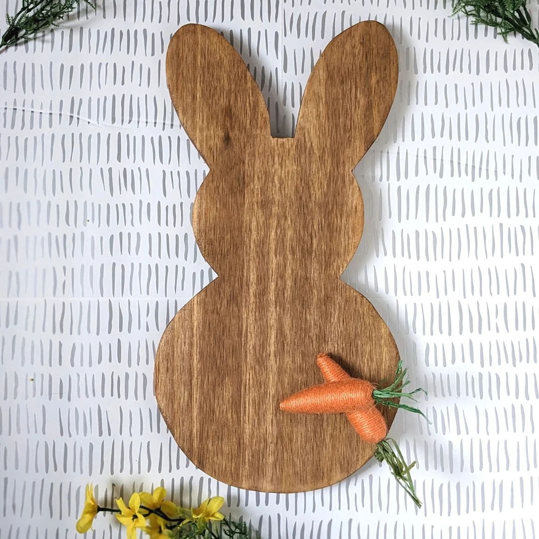 Easter Bunny Charcuterie Board, Cute Easter Bunny, Easter Rabbit Decor, Easter Decor for the tabl... | Etsy (US)