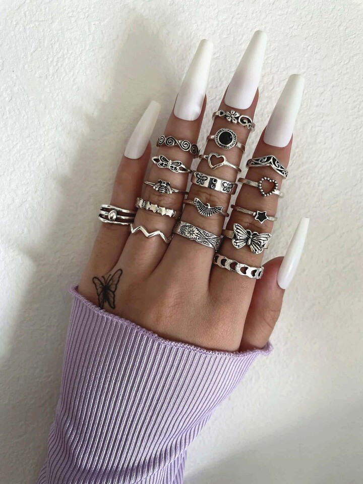 Sterversiering ring 17st | SHEIN