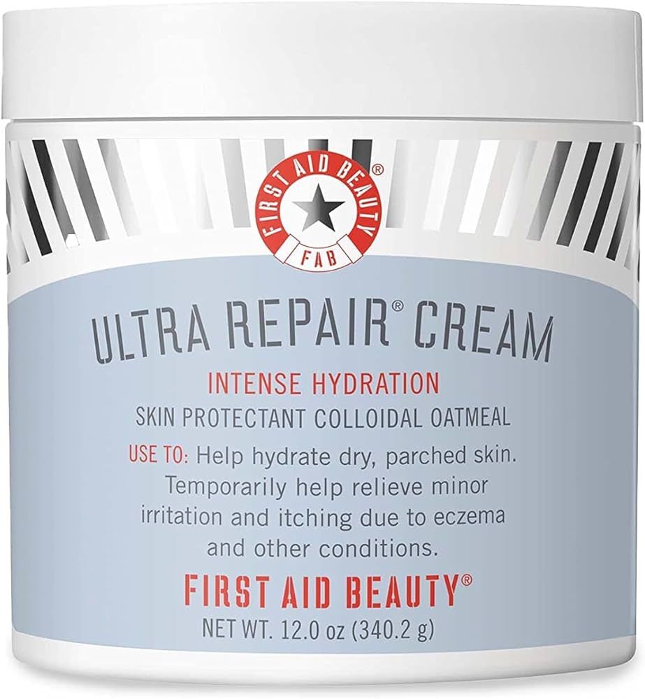 First Aid Beauty Ultra Repair Cream Intense Hydration Moisturizer for Face and Body - 12 oz. | Amazon (US)