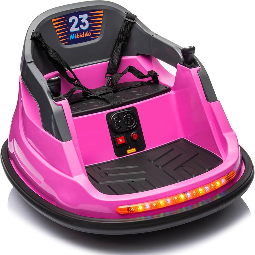 Baby Bumper Car, 6V Electric Kids Bumper Car for Toddlers with Remote Control, Bluetooth - Hot Pi... | Amazon (US)