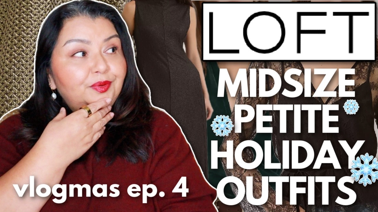 In vlogmas episode 4 I am giving some holiday outfit inspiration for mid-size petites from Loft and J Crew Factory.

#LTKHoliday #LTKPetite #LTKMidsize