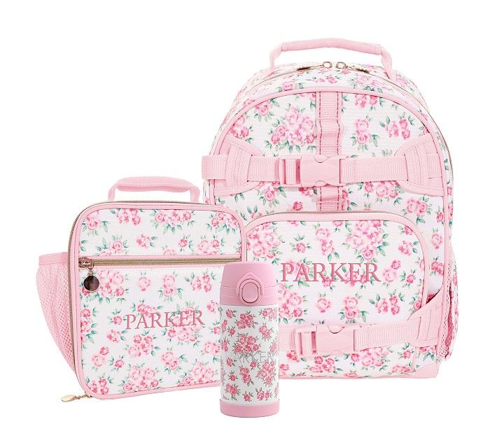 Mackenzie LoveShackFancy Antoinette Floral Backpack & Lunch Bundle, Set of 3 | Pottery Barn Kids