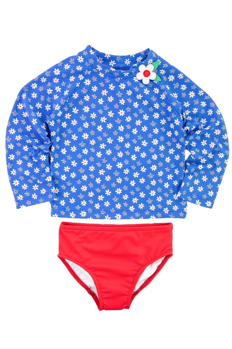 Floral Print Rashguard Tankini | Florence Eiseman