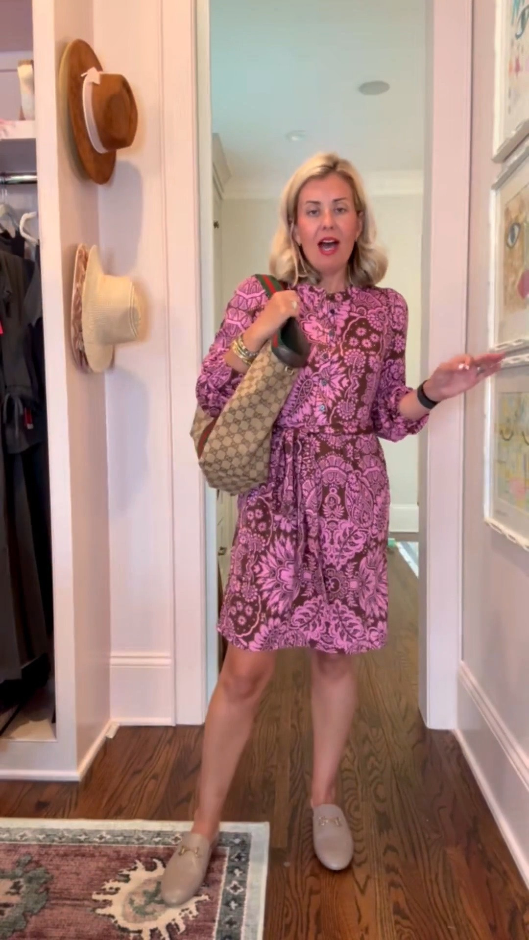 This Boden new arrival is so good! It’s a jersey knit material and so flattering. I’m in size 2 dress & 8 shoe. 

Codes:
Boden - HHCX 
Allie + Bess - Catherine20

#LTKdayinmylife #LTKOver40 #LTKSeasonal