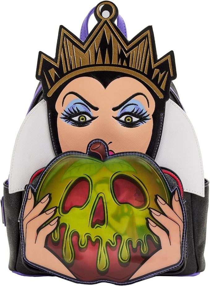 Loungefly Disney Villains Evil Queen Apple Womens Double Strap Shoulder Bag Purse | Amazon (US)
