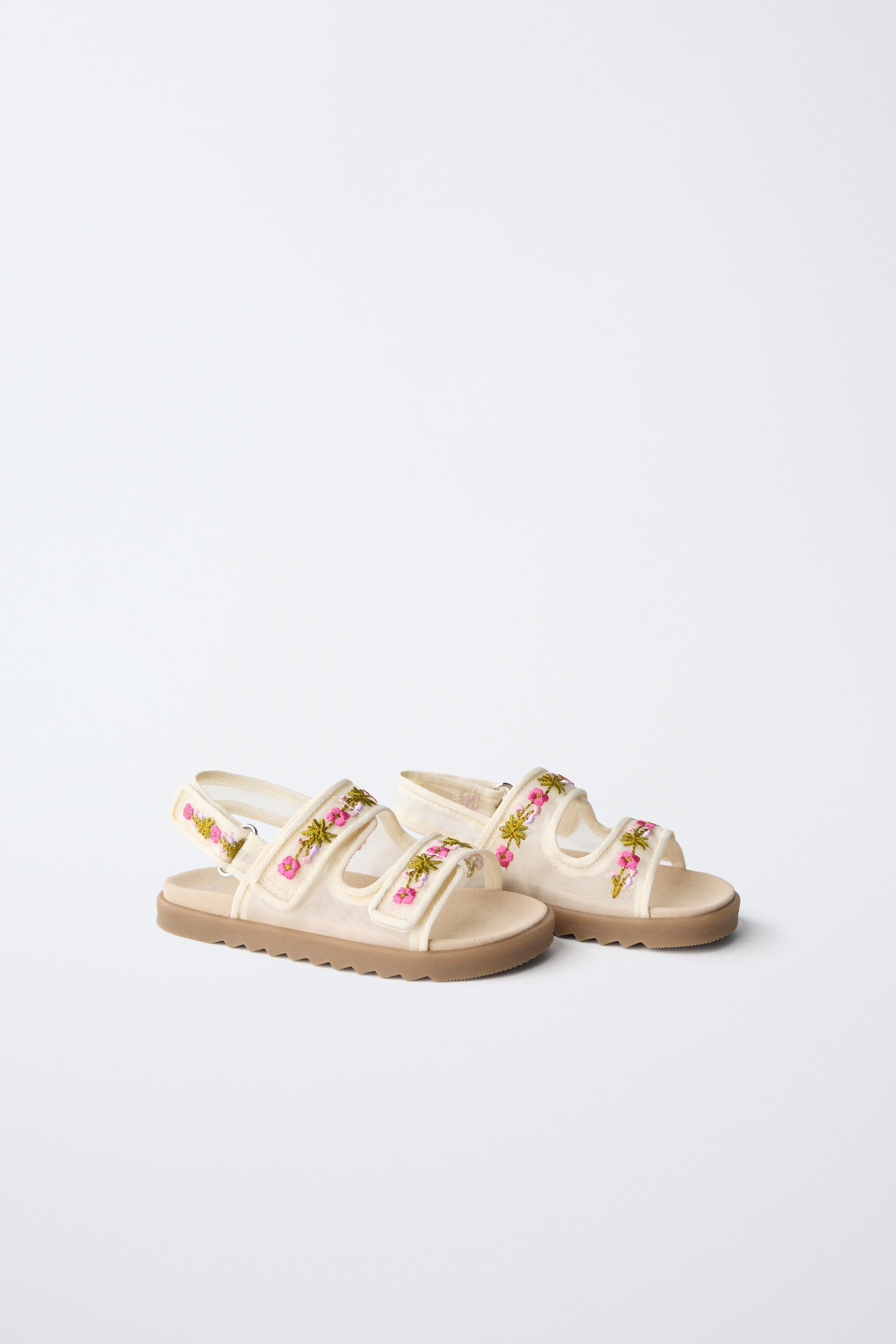 EMBROIDERED SANDALS | Zara US