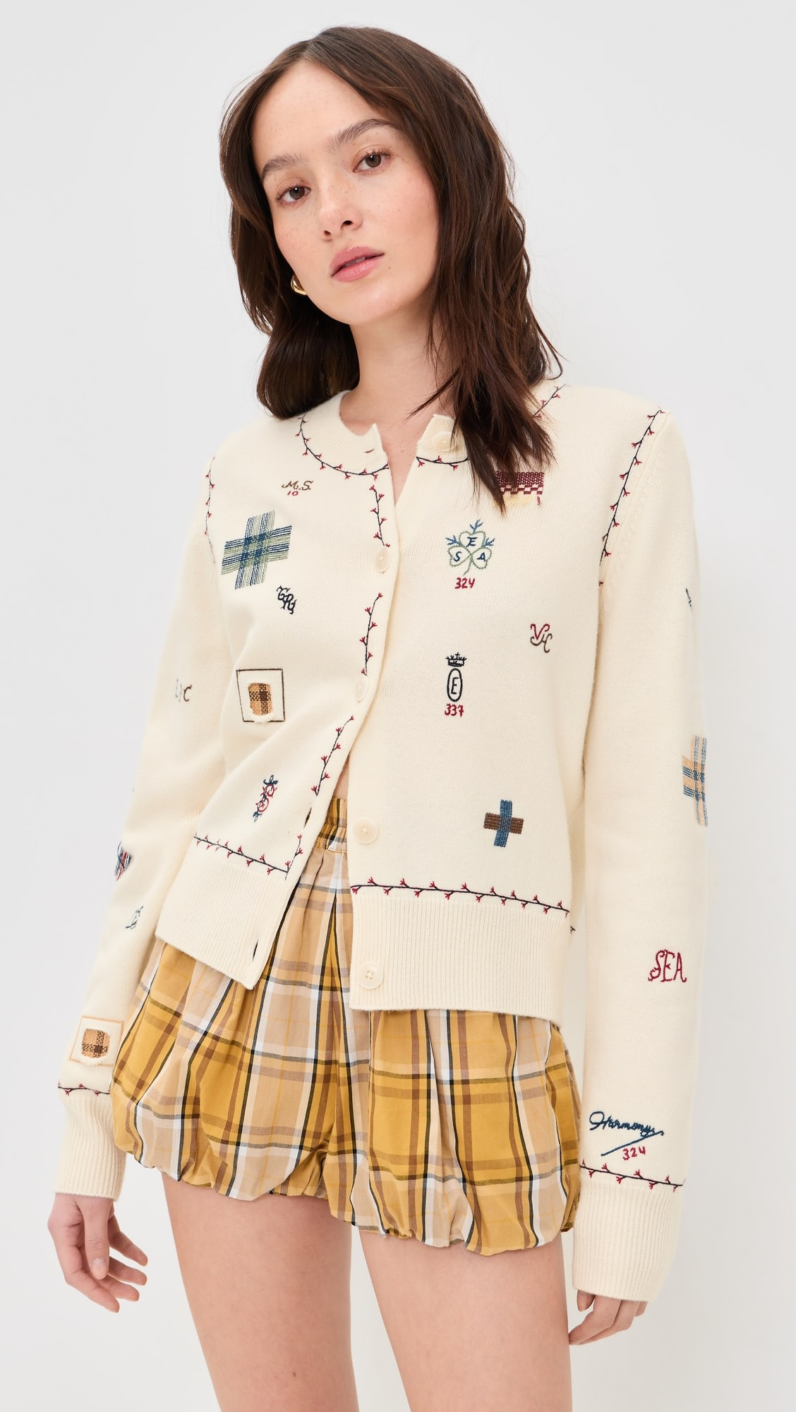 Claira Emb Knit Cardigan | Shopbop