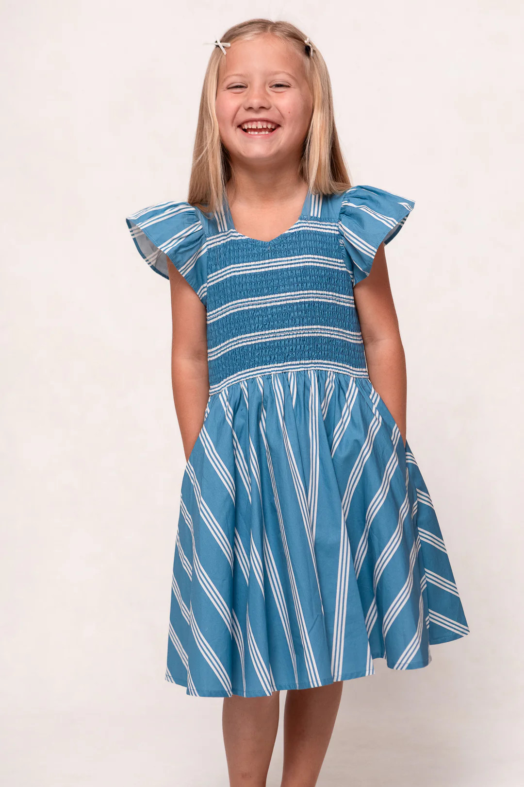 Mini Adelaide Dress in Blue | Ivy City Co