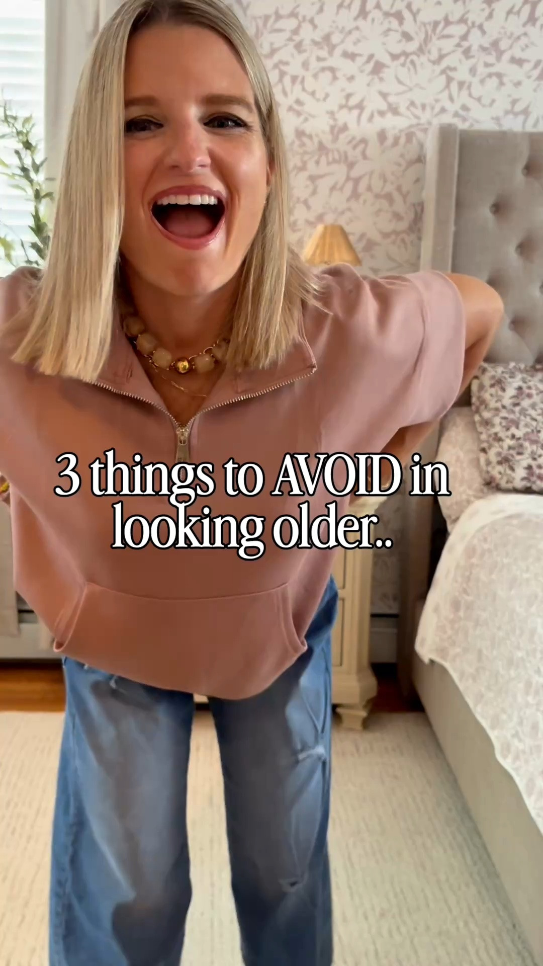 Comment PETITE for a 🔗 to everything! 🤍 

3 things to AVOID in looking older..

1. Avoid overly long, shapeless clothes — Very long cardigans, oversized blazers, and tunics can overwhelm a petite frame and create a frumpy effect. Try pieces that define your waist or end around the hip.

2. Avoid dated, overly matchy-matchy outfits — Matching jacket + skirt + conservative accessories can sometimes read more mature than intended. Add one modern element, like sleek shoes, a simple belt, or contemporary jewelry.

3. Avoid heavy, aging accessories — Large chunky necklaces, bulky handbags, and overly ornate shoes can dominate a petite frame. Smaller, streamlined accessories tend to look fresher and more proportional.

Bonus: For petites, proportion matters more than age. A clean silhouette, slightly higher waistline, and shoes that show a little ankle can instantly make an outfit look more current.

#petitestyle #petitetips #petitehacks #styletips #stylehacks whattowear grwm outfitinspo ootd style denim jeans

#LTKootd #LTKSaleAlert #LTKPetite