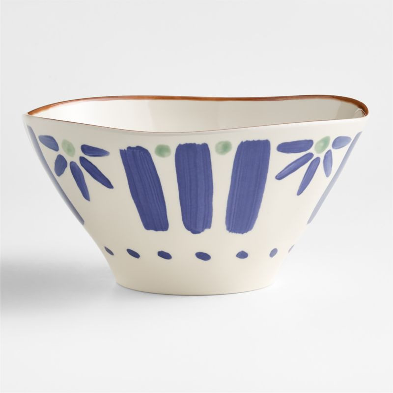 Taormina Outdoor Melamine Serving Bowl | Crate & Barrel | Crate & Barrel