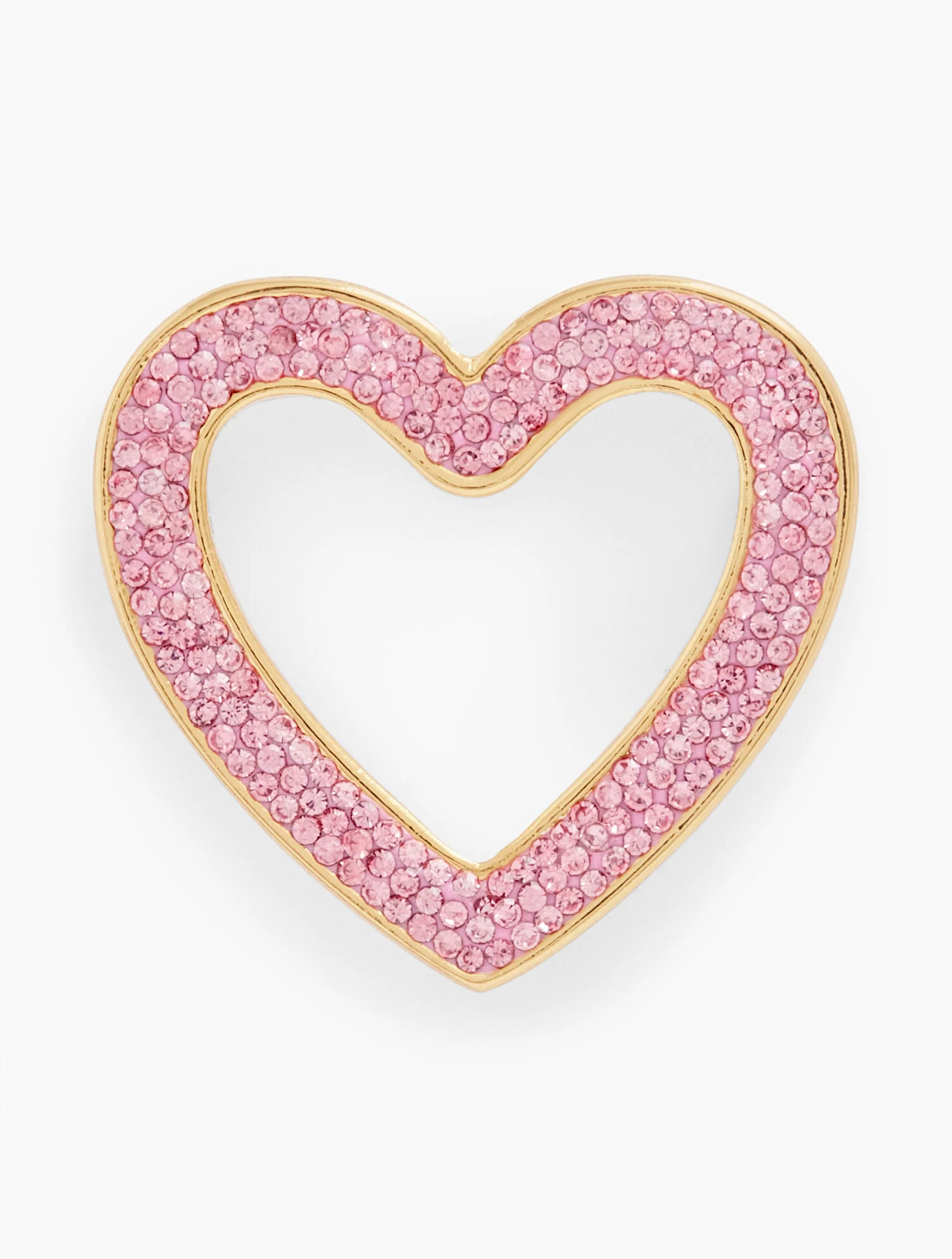Pave Heart Brooch | Talbots