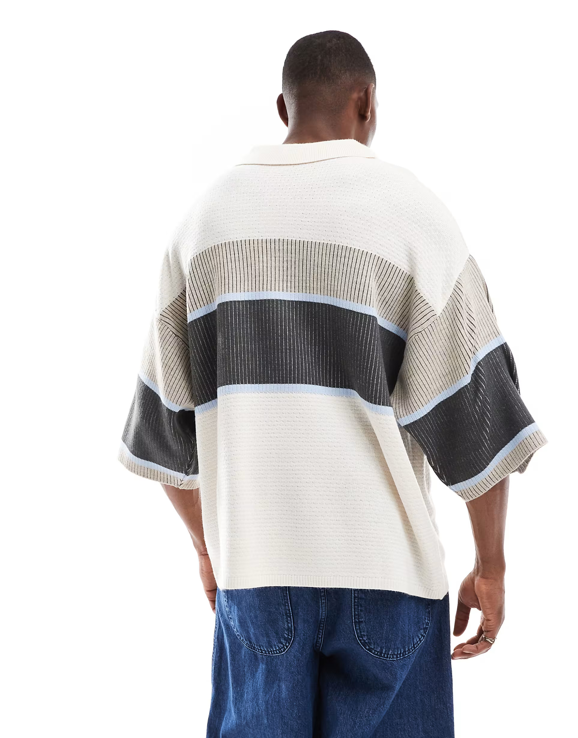 COLLUSION – Fußballhemd aus Strick in Beige | ASOS (Global)