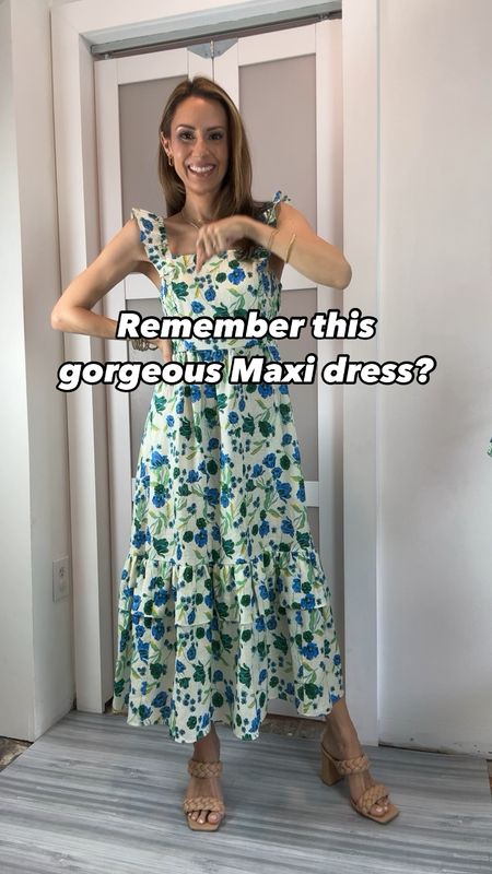 I’ve been so in love with this blue and green floral maxi that I had to go back for the mini version for Charli and she LOVES it!! It has spring written all over it and has been a top seller! I’m wearing an XS and I’m 5’4” for reference. The straps have elastic for comfort and adjustability and ruching on the side for extra comfort! Perfect for Easter, Easter brunch, dinner, vacay/cruise look, or even a boy baby shower! Charli is wearing a 3T, she’s super petite! I love that her sleeve have the elastic as well! She loves it and said it’s super comfy as well! 

#LTKVideo #LTKfamily #LTKparties