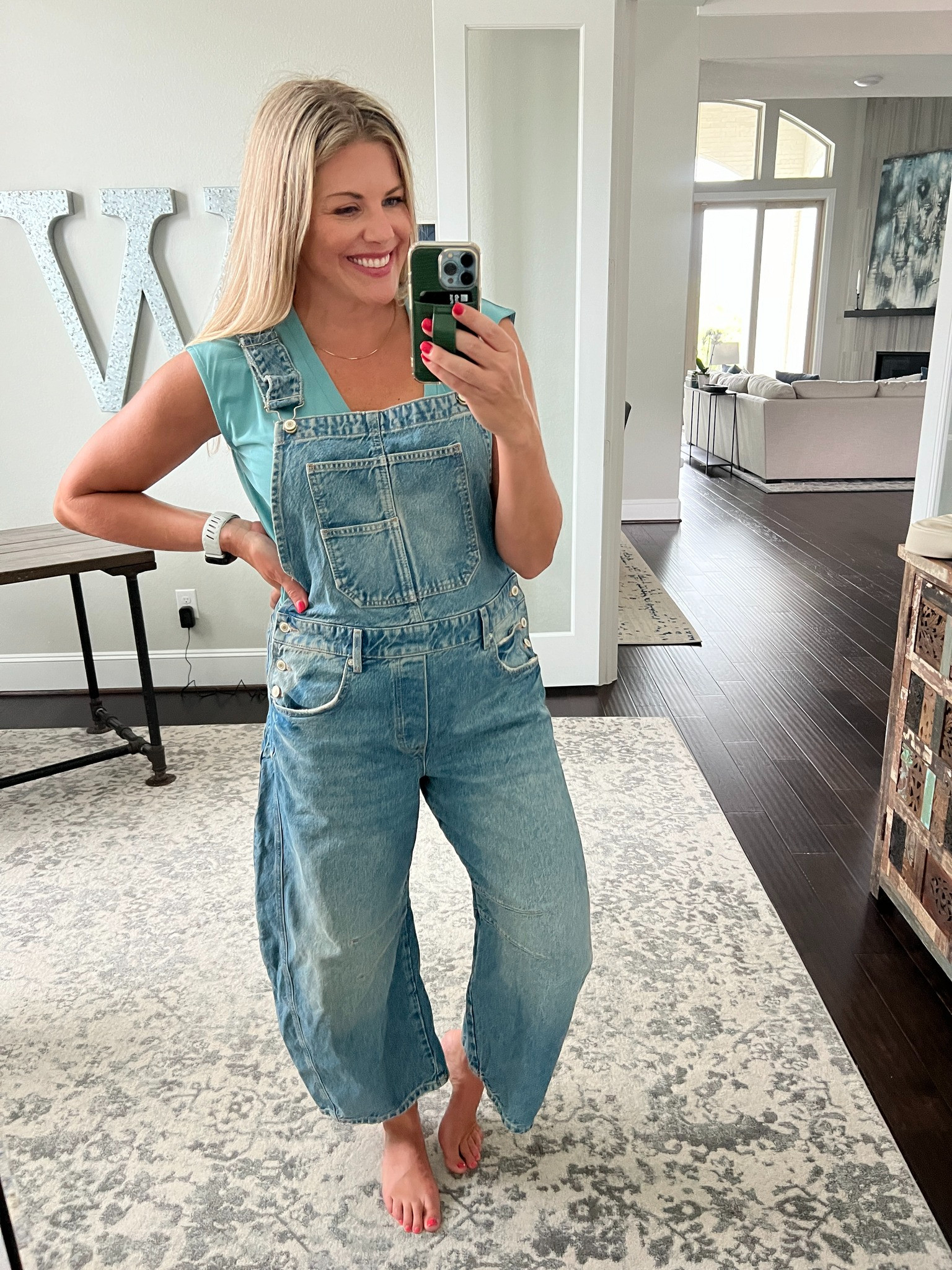 Love these FP overalls I snagged last year! They run tts. Found a less expensive pair that's similar too. 

 #LTKootd #LTKOver40