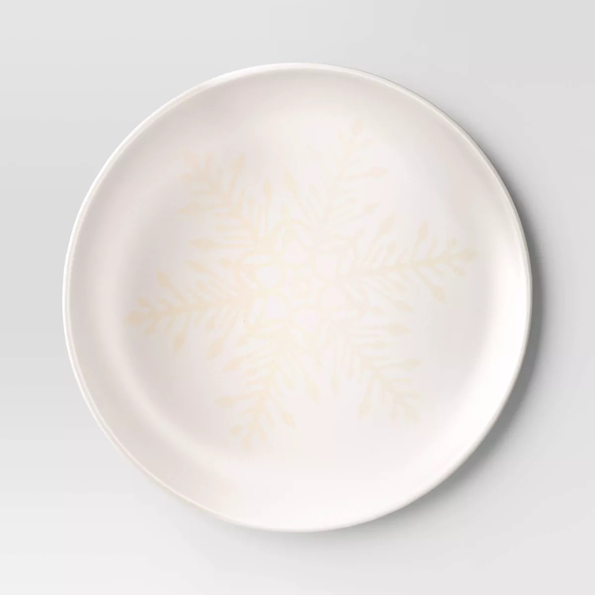 7" Melamine Snowflake Salad Plate White - Threshold™ | Target