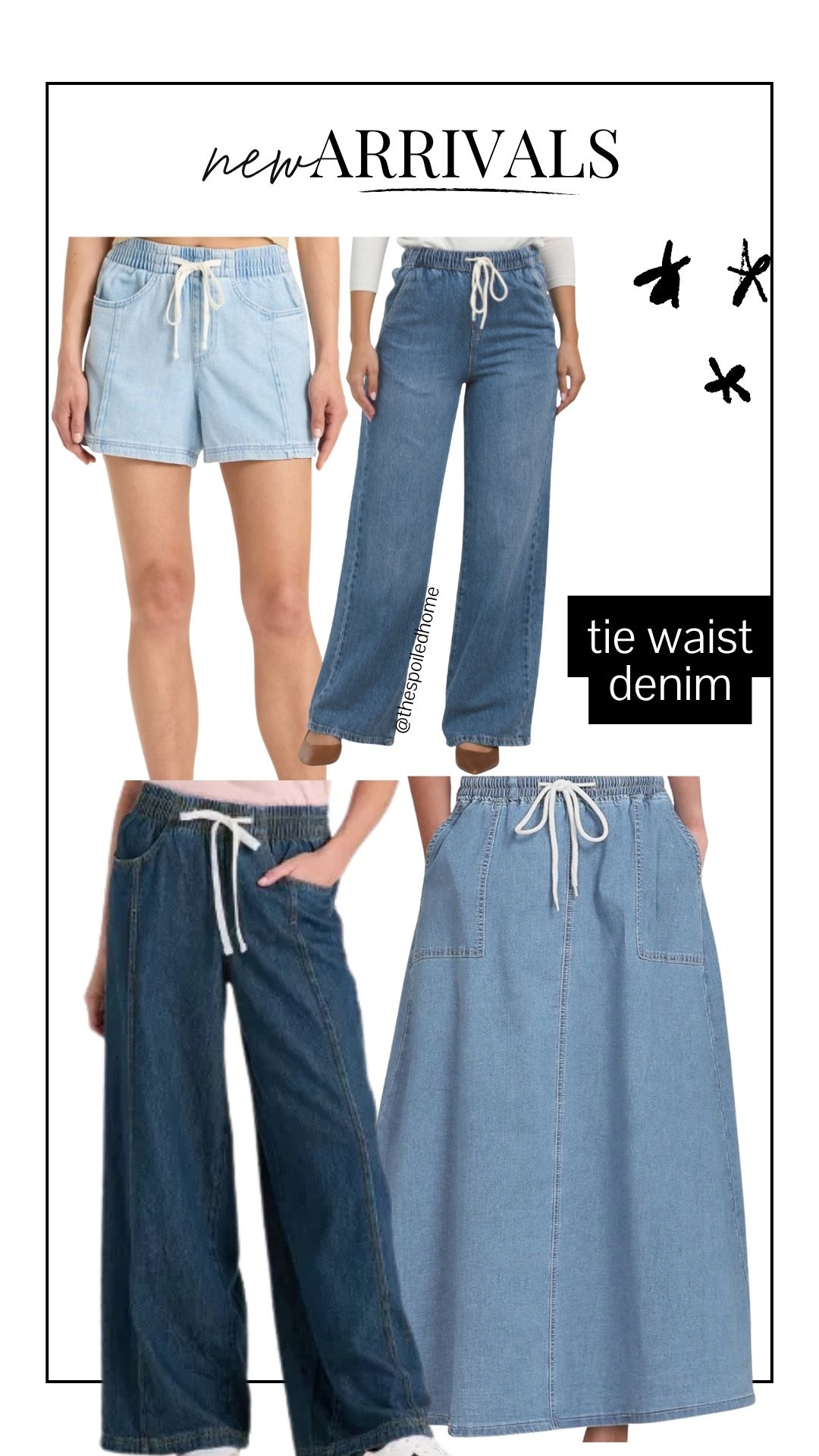 Loving all the drawstring denim!

#LTKStyleTip #LTKOver40 #LTKFindsUnder50