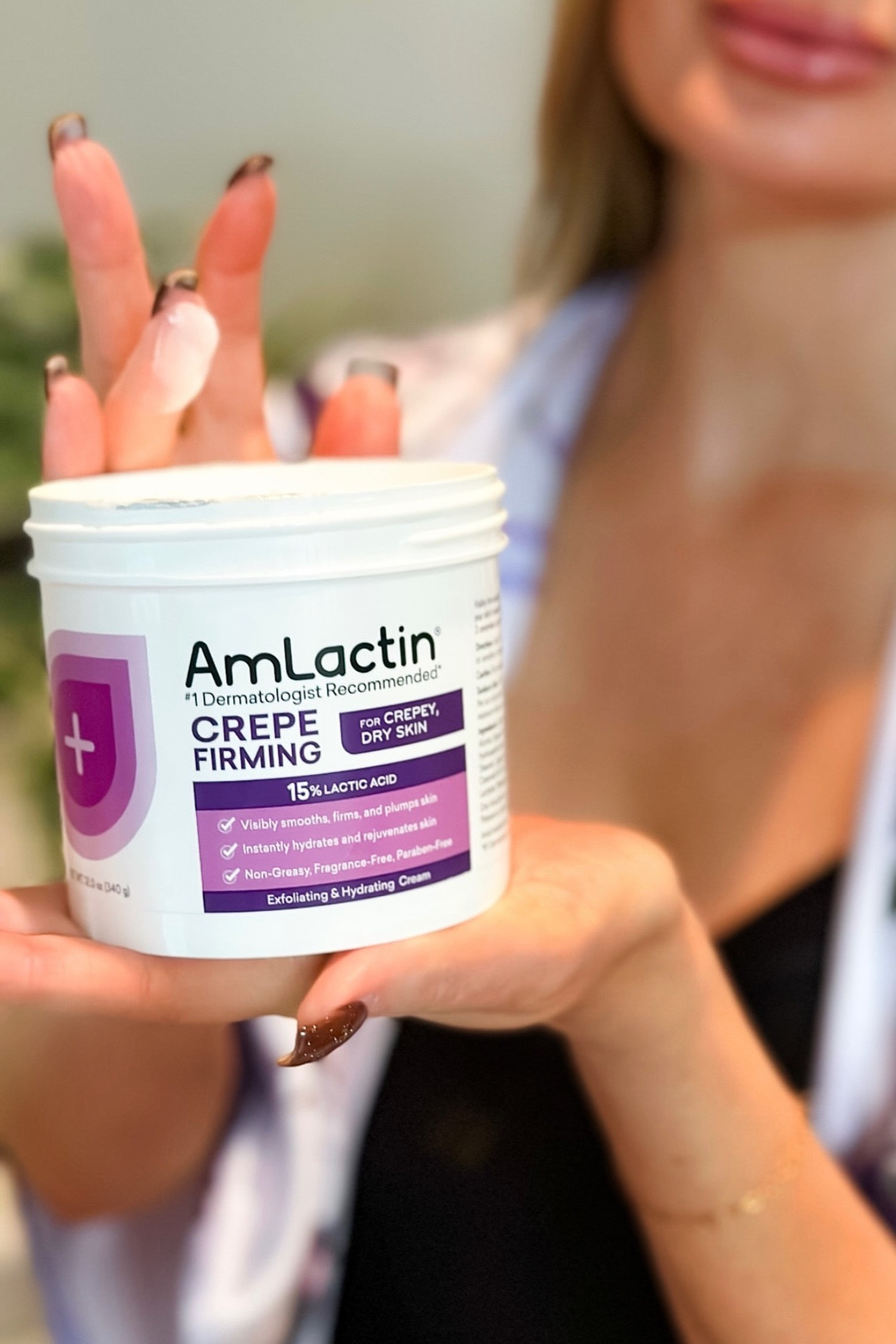 #1 𝐃𝐞𝐫𝐦𝐚𝐭𝐨𝐥𝐨𝐠𝐲 𝐑𝐞𝐜𝐨𝐦𝐦𝐞𝐧𝐝𝐞𝐝💧

👉𝑪𝒓𝒆𝒑𝒆 𝑭𝒊𝒓𝒎𝒊𝒏𝒈 𝑪𝒓𝒆𝒂𝒎! 

After 40 I noticed a lot of changes. That included my skin. As we get older our skin changes and so should our skin care. @AmLactin is #1 Dermatology Recommended and I love that their Crepe Firming Cream Visibly firms and plumps your skin with 15% lactic acid that deeply hydrates to restore your skin's natural radiance.👏🏻 It’s perfect for crepey skin, flaky ashy skin, split cracked skin, & fine lines and wrinkles. 
It’s never too early to start a great skin care routine! 💧 

👉Non-Greasy
👉Fragrance-Free
👉Paraben-Free

✨
✨
✨

🏷️You can shop these products on my LTK!  ➡️

www.liketoknow.it/NonnieIsMyName 

How to shop my looks!
✨Download the FREE LIKEtoKNOW.it app
✨Follow me: nonnieismyname ✨Screenshot any photo for instant access to my LTK finds!

✨
✨
#ltksale 
#influencer #bloggersofinstagram 
#trending  #fashionover40  #Model  #beauty #Instablogger #overfourty  #reels #trending #beauty #beautyreel
#skincare #over40skincare #beautyroutine #crepefirming #ashyskin #dermatologisttested #dermatologistrecommendation #dryskin #amlactin 

#LTKfindsunder50 #LTKbeauty #LTKGiftGuide