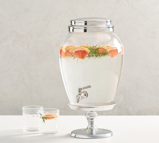 PB Classic Glass Drink Dispenser | Pottery Barn (US)