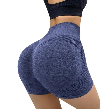 Mojoyce Butt Lifting Shorts for Women High Waist Scrunch Yoga Biker Shorts Workout Seamless Booty Sh | Walmart (US)