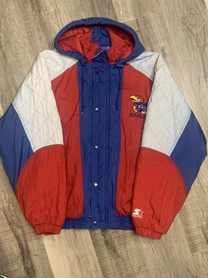 Vintage Kansas Jayhawks Starter Embroidered Jacket Size Mens Large. Read  | eBay | eBay US