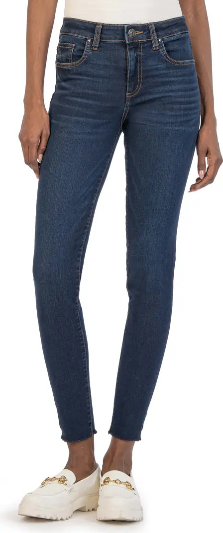 Donna Frayed Ankle Skinny Jeans | Nordstrom