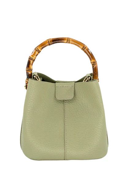 Harlee Sage Bucket Handbag | The Willow Tree