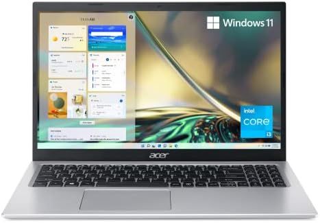 Acer Aspire 5 A515-56-32DK Slim Laptop - 15.6" Full HD IPS Display - 11th Gen Intel i3-1115G4 Dua... | Amazon (US)