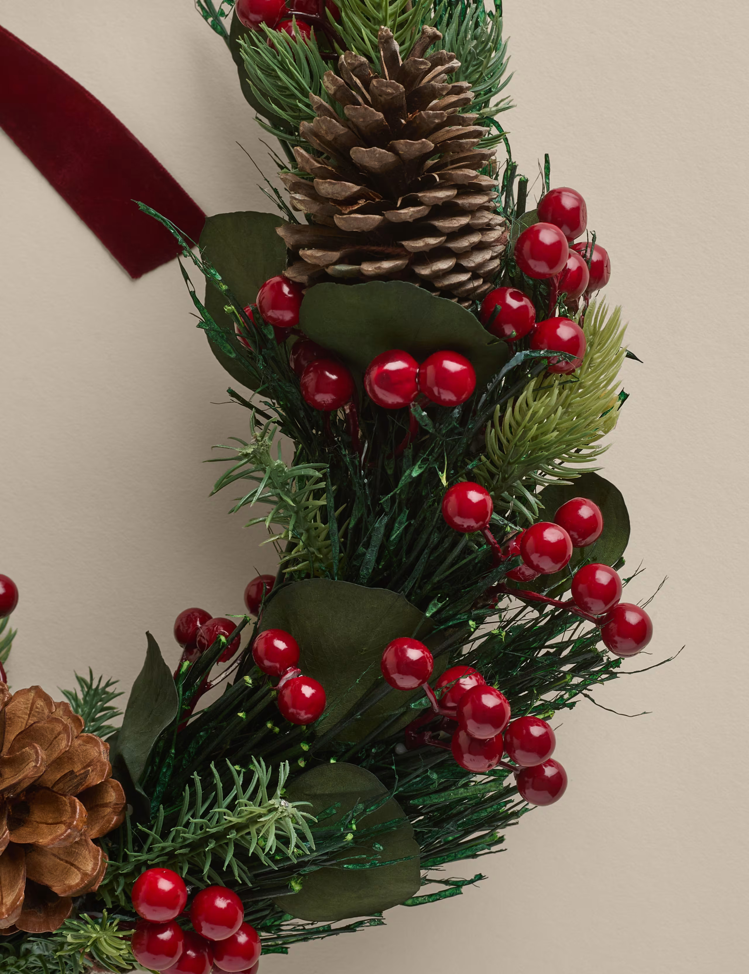 Mandarin, Cinnamon & Clove Scented Wreath | Marks & Spencer (UK)