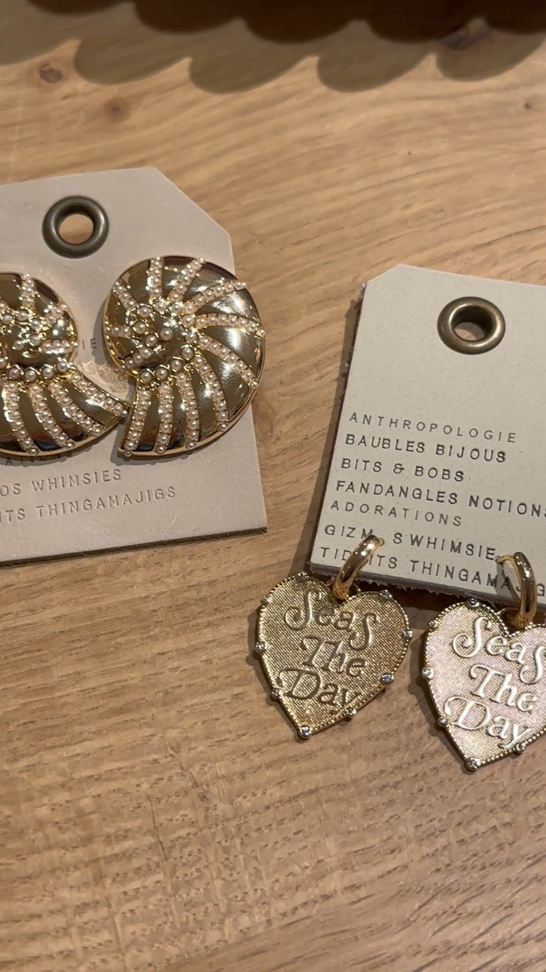 These earrings are so fun for Summer!!! 🐚