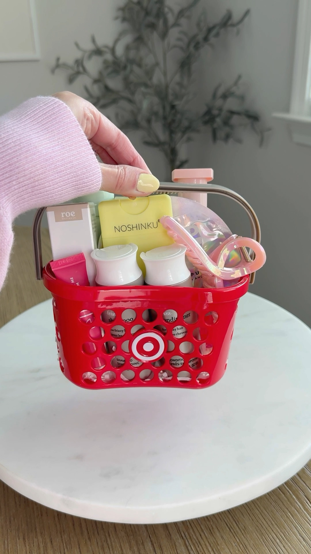 Mini Target basket gift idea ❤️

Everything 🔗 below at Target

Promo codes ON THEIR WEBSITES ONLY:
Roe Wellness: MARISSAC  
DIVI: MARISSACHARLOTTE 
Living Proof: MARISSAC

#LTKParties #LTKBeauty #LTKFindsUnder50