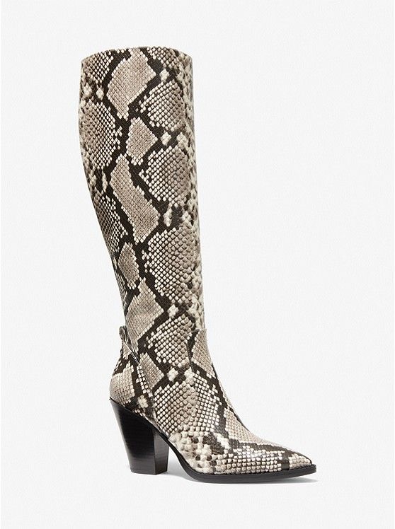 Dover Python Embossed Faux Leather Knee Boot | Michael Kors US