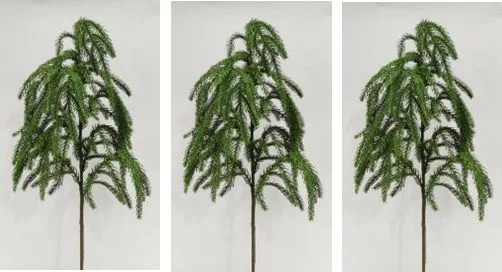 Green Pine Christmas Decoration Pick, 24 inches, 3 Piece, by My Texas House | Walmart (US)