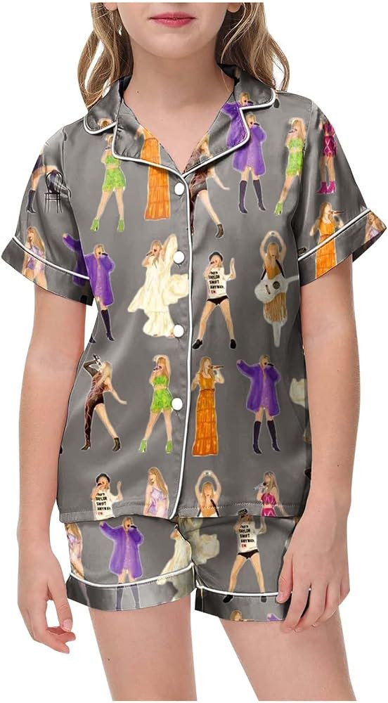 Music Lovers Pajamas 2 Piece Pjs Top and Shorts Set Party Outfits Concert Lounge Gifts | Amazon (US)